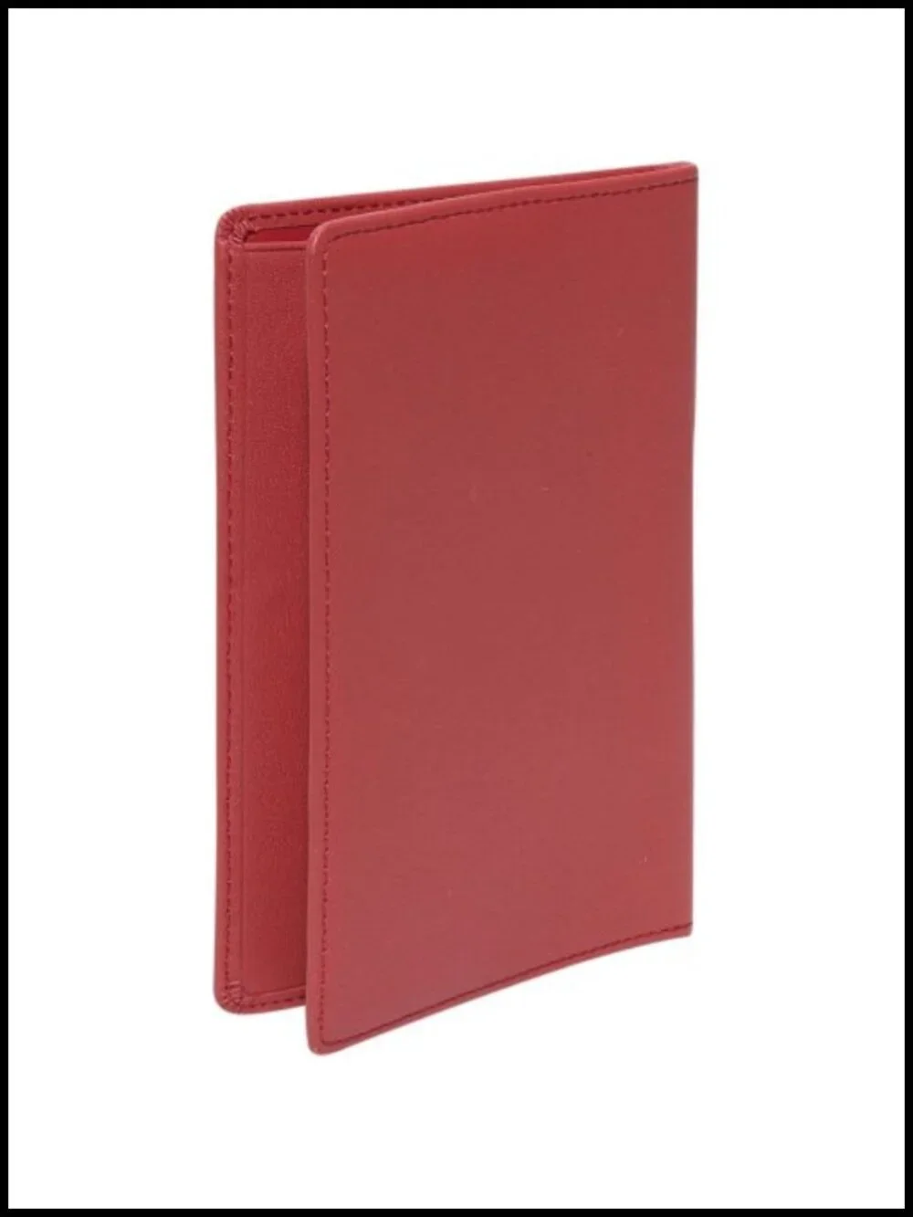 Genuine Leather RFID Blocking Passport Holder Travel Document Organizer